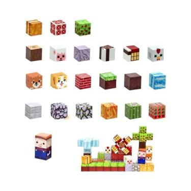 Imagem de Blocos De Construção Magnéticos Para Crianças Conjunto De Fazenda Para