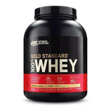 Imagem de Whey Protein 100% Gold Standard Optimum Nutrition 2,27kg, Vanilla Ice 