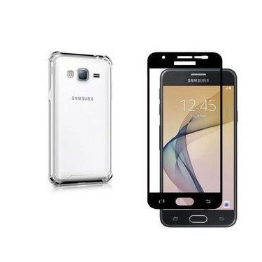 Imagem de PelÍcula Full Cover 3D Vidro Galaxy J5 Pro + Capa Anti Impacto - Unive