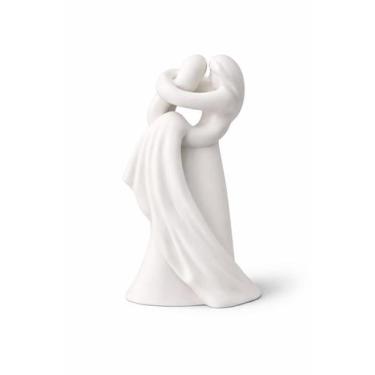 Imagem de Escultura Casal Casais Casamento Enfeite Decoração Bolo Cor Cor:Branco