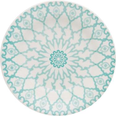 Imagem de Kit 2 Pratos de Sobremesa Donna Mandala Oxford Cerâmica 19cm