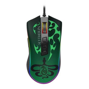 Imagem de Mouse Gamer Redragon Harry Potter Cobra Slytherin RGB Preto e Verde