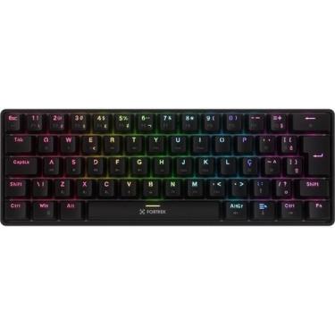 Imagem de Teclado mecanico gamer fortrek gravity air compact rainbow wireless sw