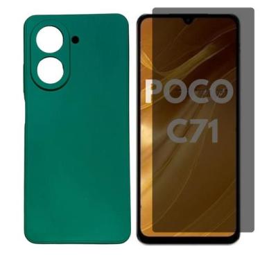 Imagem de Capinha + Pelic. Privativa Hidrogel Compatível Para Poco C71 - Generic