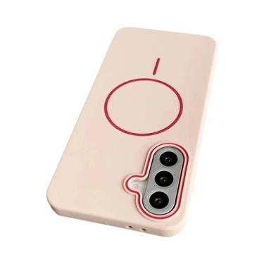 Imagem de Capa Magnética De Silicone Fosco Para Samsung S25 S24 S23FE S22 Ultra 