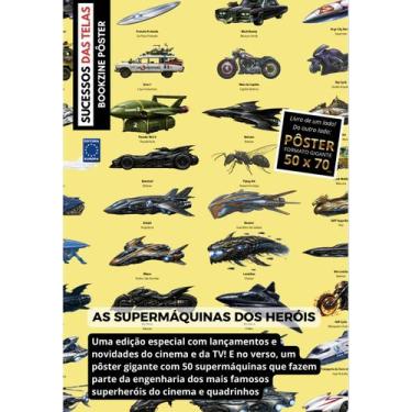 Imagem de Pôster Supermáquinas dos Heróis - 50cm x 70cm - Sem dobras - editora e
