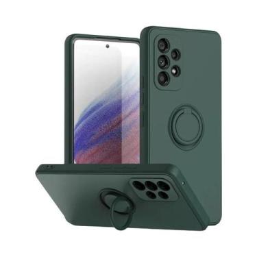 Imagem de Capa De Telefone Com Anel Magnético De Silicone Macio Para Samsung A54