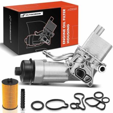 Imagem de Enfriador de Aceite del Motor y Carcasa del Filtro de Aceite para Buic