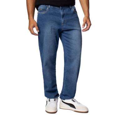 Imagem de Calça Jeans Masculina Max Denim Slim Azul, Azul, 38