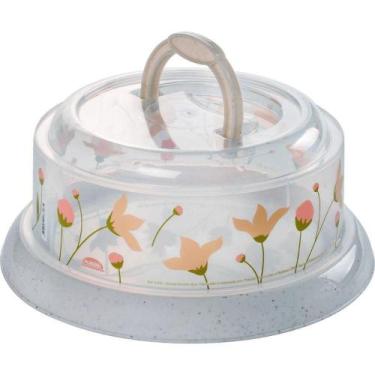 Imagem de Queijeira Decora 02 para Conservação de Queijos em Plástico Decorado B