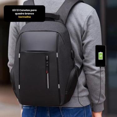 Imagem de Mochila Para Notebook com Entrada USB Viagem - Sortida - FIRST