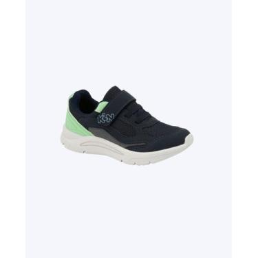 Imagem de Tênis New Sport Infantil Masculino Klin 199132000, Marinho, Verde, Gra