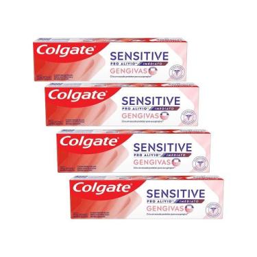 Imagem de Kit 4 Cremes Dentais Colgate Sensitive Pro-Alívio Imediato 90g