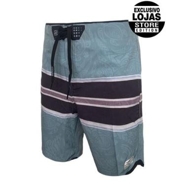 Imagem de Bermuda Cyclone Água 16" Flex Comfort Maori, Azul, 40