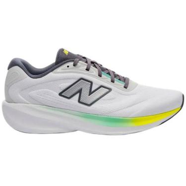 Imagem de Tênis New Balance 680 V9 Masculino, Branco, Cinza, 38