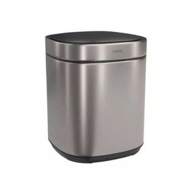 Imagem de Lixeira com Sensor Deca Suprema Inox 8L  1007.QUA.8.INX