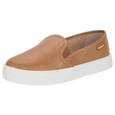 Imagem de Tênis feminino slip on moleca 5712304, Camel, 37