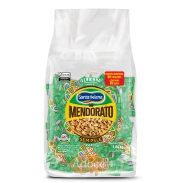 Imagem de Amendoim Salgado Grelhaditos Amíndus 60unX24g Santa Helena