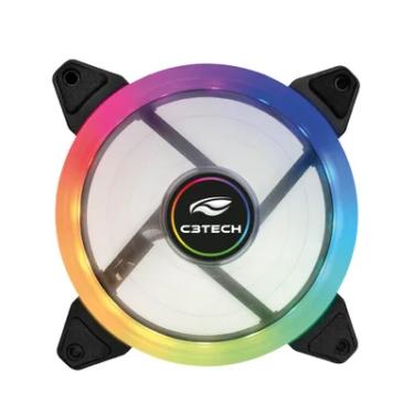 Imagem de Cooler Fan C3Tech Storm, LED RGB, 12mm - F11-L220rgb