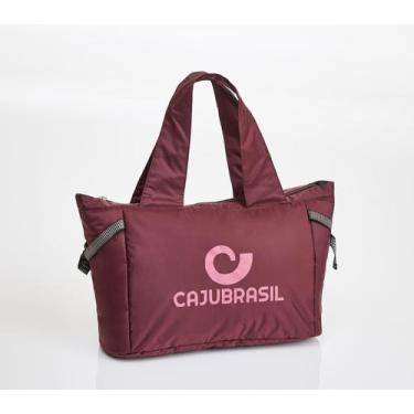 Imagem de Bolsa Tiracolo Esporte Cajubrasil Vinho Ebano
