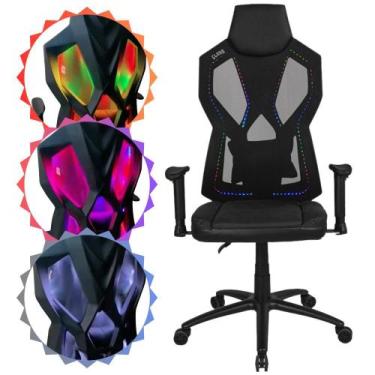 Imagem de Cadeira Gamer Clanm Skaly Ergonômica Confortável Apoio de Braço  Ajust
