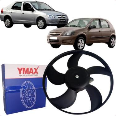 Imagem de Eletroventilador Ventoinha Celta Prisma Após 2006 Sem Ar - YMAX
