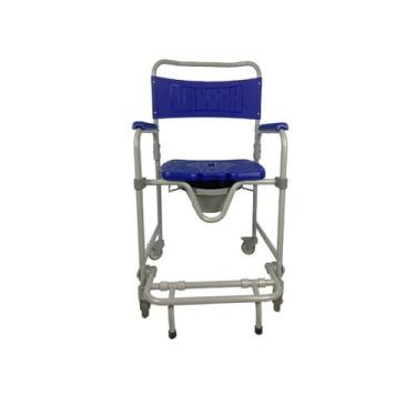 Imagem de Cadeira de rodas higienica banho dobravel d45 plus - dellamed