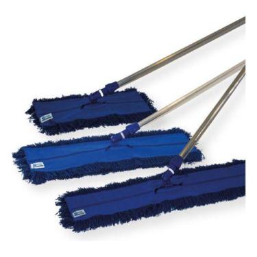 Imagem de Mop Pó Tonk 40cm Completo Eletrostático Cabo Aluminio 1,40m Azul - Bra