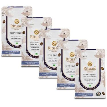 Imagem de Café 3 Corações Rituais Frutas Secas Kit 5 unid de 250g - Três Coraçõe