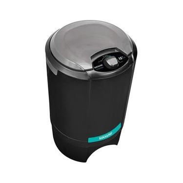 Imagem de Centrífuga de Roupas Suggar Giromax 15kg CT1502PT com Trava de Segurança Preto 220V