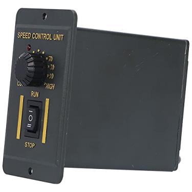 Imagem de Controlador de velocidade do motor AC, regulador de velocidades AC 220V ajustável de alta potência -10 ~ + 50 ℃ com interruptor CW CCW para impressão(#4)
