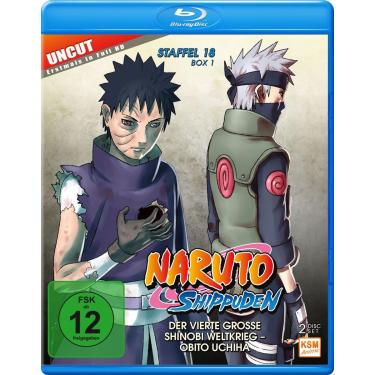 Imagem de Naruto Shippuden: Staffel 18 / Der vierte grosse Shinobi Weltkrieg - Obito Uchiha [Blu-ray]