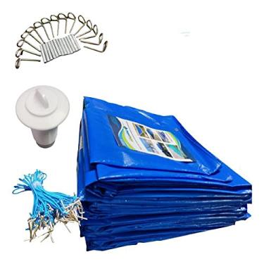 Imagem de Capa Piscina 6,5x3,5+térmica+limpeza+proteção Uv+kit 6,5x3,5