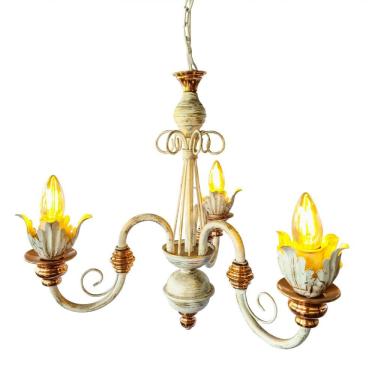 Imagem de Lustre Luminária Pendente Teto Para Sala Quarto Ferro Cobre