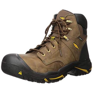 Imagem de KEEN Utility - Bota de trabalho masculina Mt Vernon 15 cm (bico de a o) prova d' gua, Cascade Brown, 8.5