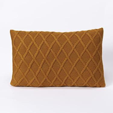 Imagem de Capa de Almofada Trico 50x30cm Decorativa Tricot Paris