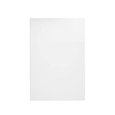 Imagem de Quadro de Parede Painel Mural de Fotos e Recados Decoração Organização Escolar e Escritorio Cor Branco Grande Tamanho 50x80 cm + 12 Imãs + Suporte Fixação sem furos.