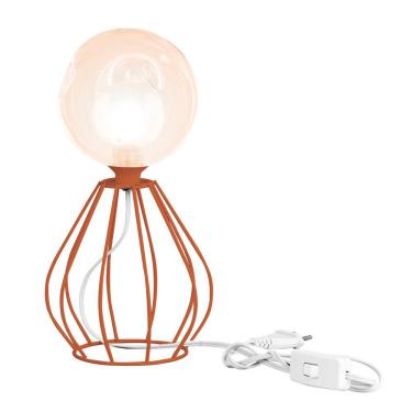Imagem de Abajur Cebola Cobre Bolinha Harmony Ambar Maravilhoso