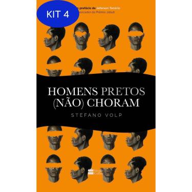 Imagem de Kit 4 Livro Homens Pretos (Não) Choram