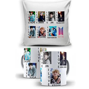 Imagem de KIT Almofada + Caneca BTS BoyBand Mega Promoção