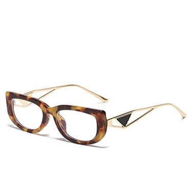 Imagem de Óculos de sol retrô olho de gato armação pequena óculos de sol ocos moda masculina e feminina óculos de tiro de rua, 4, tamanho único