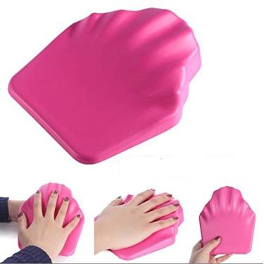 Imagem de Almofada de mão para arte de unhas, arte de unhas tapete de travesseiro de mão macio suporte antiderrapante descanso de braço ferramenta de manicure arte de unhas tapete de mesa ferramenta