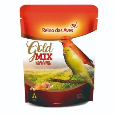 Imagem de Alimento Canário Do Reino Gold Mix 500G - Reino Das Aves