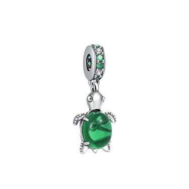Imagem de LOVELY & BEAUTIFUL ACESSÓRIOS - Berloque TARTARUGUINHA VERDE em Prata 925