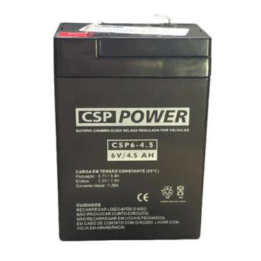 Imagem de Bateria 6V 4,5Ah, Carro E Moto Elétrica Infantil - Unipower/Csp