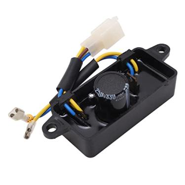 Imagem de AVR Regulador de Tensão Retificador Monofásico, Gerador Regulador Automático de Tensão 6 Fios Alta Precisão ABS Gasolina AVR para Gerador 2KW