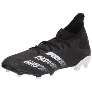 Imagem de adidas Predator Freak .3 Firm Ground Tênis de futebol masculino, Preto/branco/preto, 12