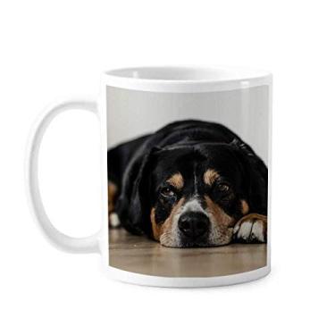 Imagem de Caneca de cerâmica com foto de animal de estimação para cães, caneca de porcelana e café