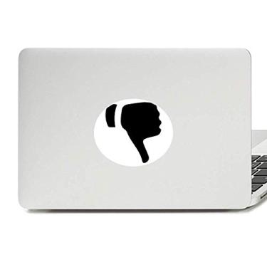 Imagem de Adesivo de vinil com emblema de desenho de gesto Ridicule para laptop e notebook