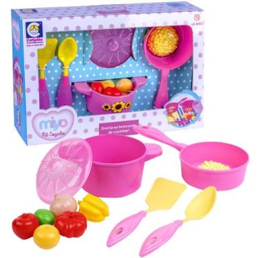 Imagem de Kit Cozinha Infantil Acessórios Miyo - Cotiplas Brinquedos